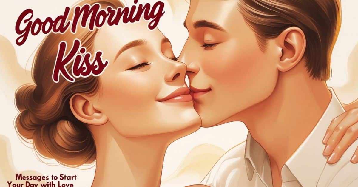 beautiful good morning kiss