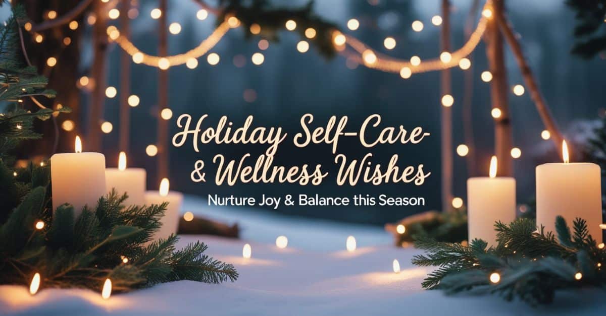 Holiday Self-Care & Wellness Wishes: Nurture Joy & Balance This Season